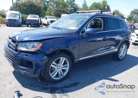 2014 Volkswagen Touareg 3.6L Executive from USA, damaged, VIN WVGEF9BP6ED015293
